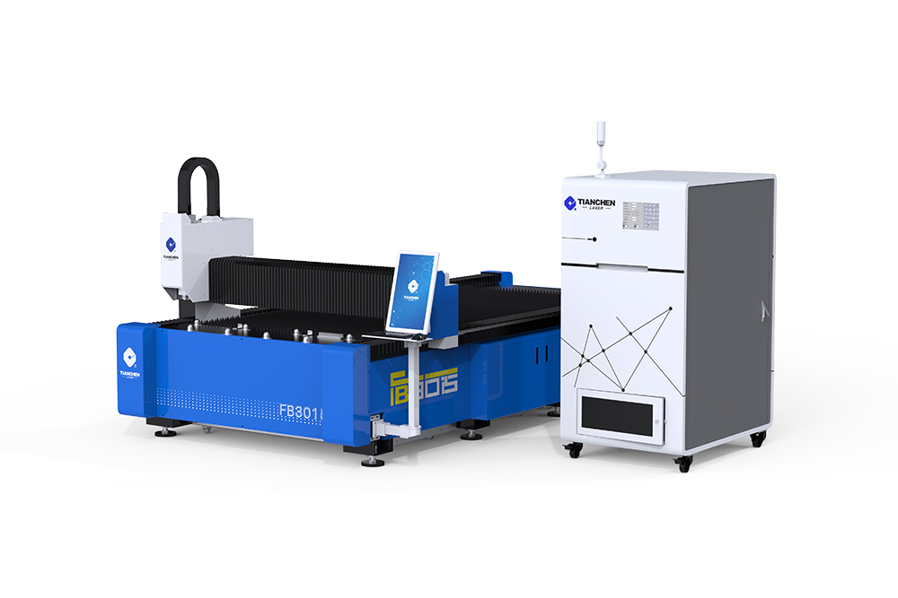 Máquina cortadora láser de fibra de superficie plana CNC FB3015