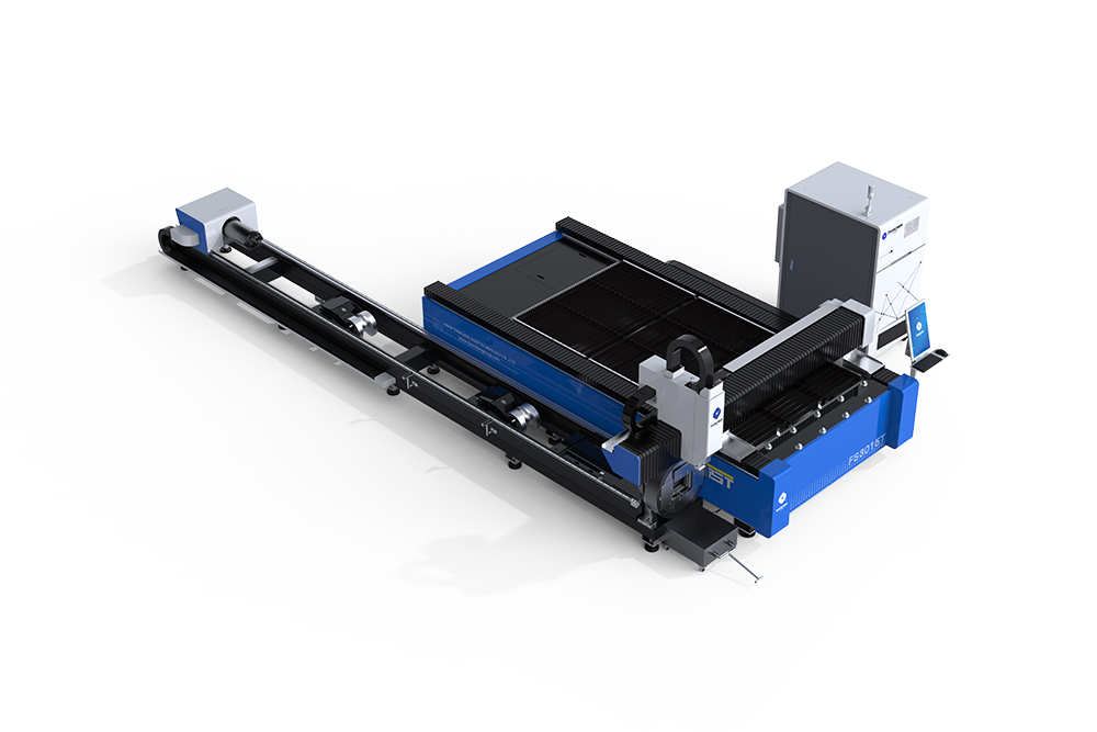 Máquina cortadora por láser de fibra Solución de corte de tubos y placas de precisión FS3015T 